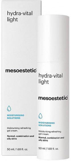 Mesoestetic Hydra-Vital Light - Освежающий, восстанавливающий и увлажняющий гель-крем для лица