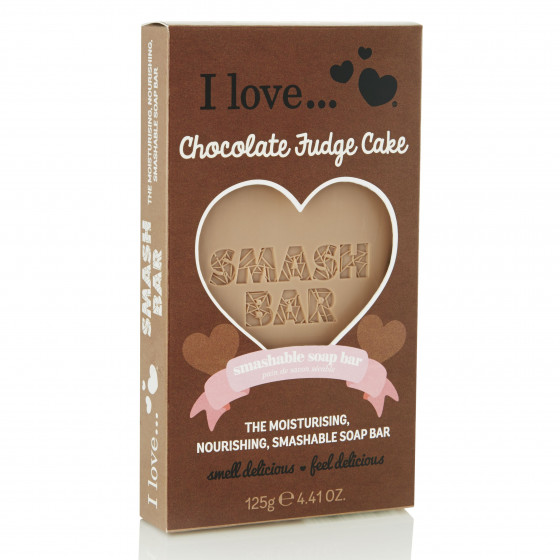 I Love Chocolate Fudge Cake Smash Bar Soap - Мыло "Шоколадное пирожное" - 1