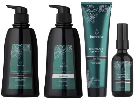 Bogenia Professional Rosemary Peppermint Shampoo - Шампунь для стимуляции роста волос "Розмарин и Мята" - 1