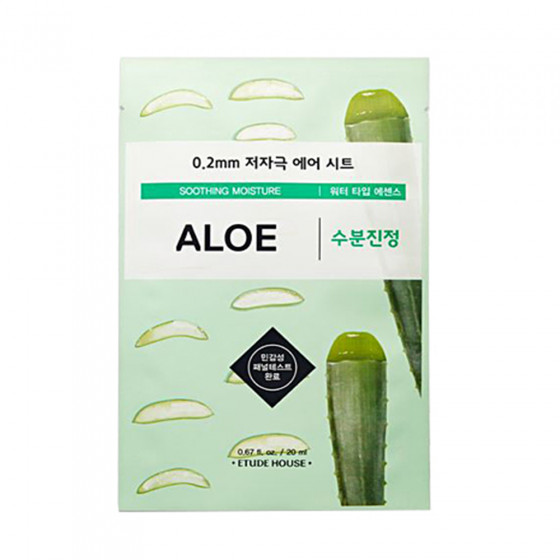 Etude House Therapy Air Mask Aloe - Ультратонкая маска для лица с экстрактом алоэ