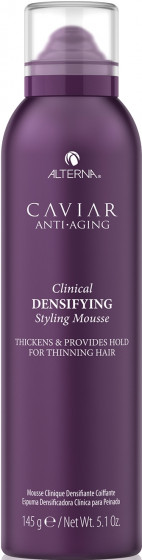 Alterna Caviar Anti-Aging Clinical Densifying Styling Mousse - Мусс для укладки волос и повышения их густоты с экстрактом черной икры