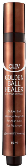 CLIV Golden Ball Healer Eye Zone Ampoule - Омолаживающая сыворотка для кожи вокруг глаз