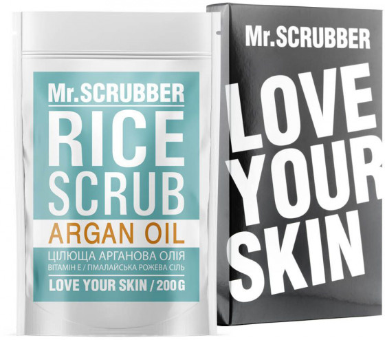 Mr.Scrubber Argan Oil Rice Scrub - Рисовый скраб для тела с аргановым маслом