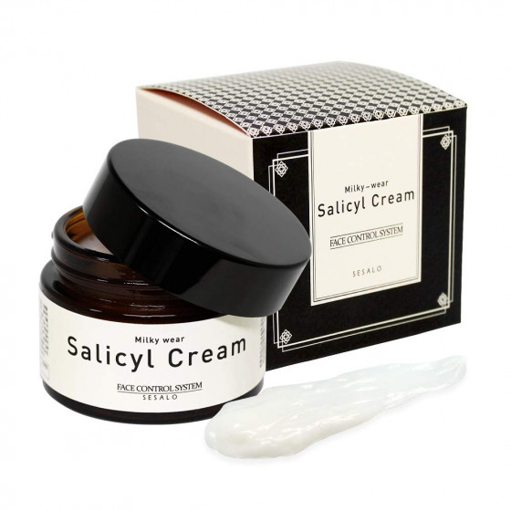 Elizavecca Sesalo Salicyl Cream - Крем для лица салициловый с эффектом пилинга - 1