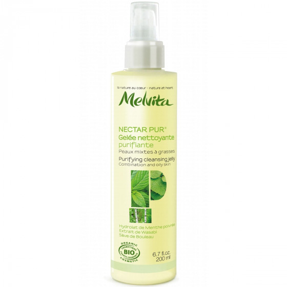 Melvita Nectar Pure Purifying Cleansing Gel - Матирующий очищающий гель