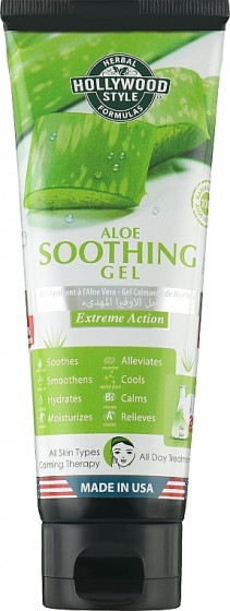 Hollywood Style Aloe Soothing Gel - Успокаивающий гель для лица с алоэ вера