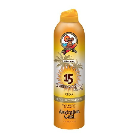 Australian Gold Continuous Spray SPF 15 - Солнцезащитный спрей аэрозоль SPF 15