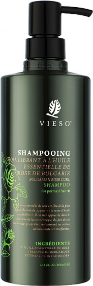 Vieso Bulgarian Rose Curl Shampoo - Шампунь для вьющихся волос с маслом болгарской розы