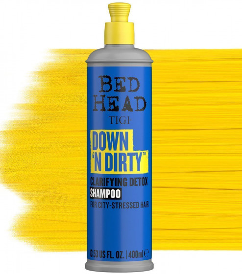 Tigi Bed Head Down'N Dirty Shampoo - Очищающий шампунь-детокс для волос - 1