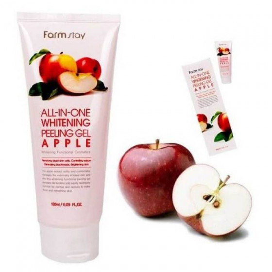 FarmStay All-In-One Whitening Peeling Gel Apple - Пилинг-гель с экстрактом яблока - 2