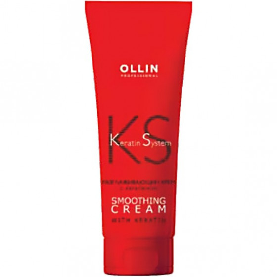 OLLIN Keratin System Smoothing Cream - Разглаживающий крем