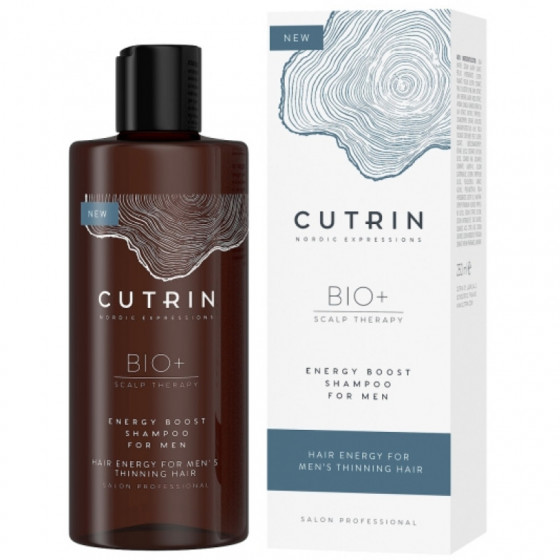 Cutrin Bio+ Energy Boost Shampoo For Men - Стимулирующий шампунь для мужчин против выпадения