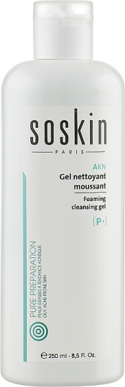 Soskin Akn Foaming Cleansing Gel - Очищающий гель-пенка для жирной и комбинированной кожи лица