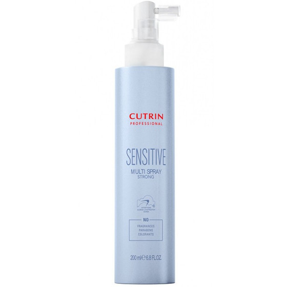 Cutrin Sensitiv Fragrance Free Multi Spray strong - Многофункциональный спрей сильной фиксации без отдушки