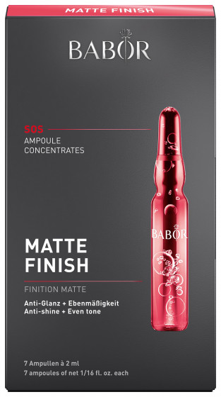 Babor Matte Finish Ampoule Concentrates - Ампулы матирующие