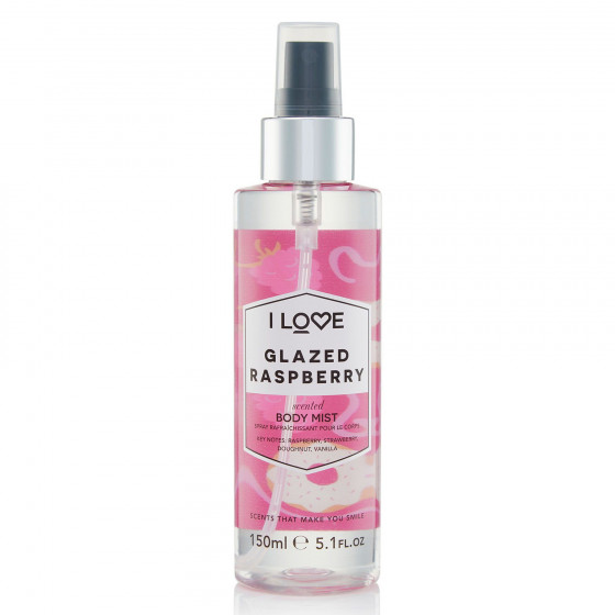 I Love Glazed Raspberry Body Mist - Освежающий спрей для тела "Малина"