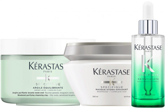 Kerastase Specifique Potentialiste Hair Serum - Укрепляющая защитная сыворотка для волос и кожи головы - 3