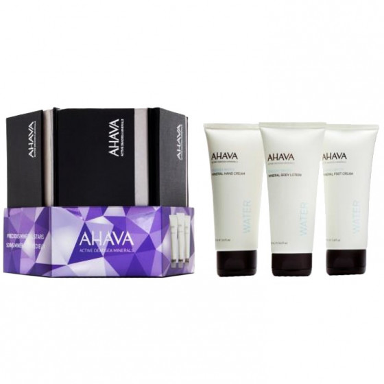 Ahava Kit Precious Mineral Stars 3 boxes Holiday - Набор Кристаллы Трио