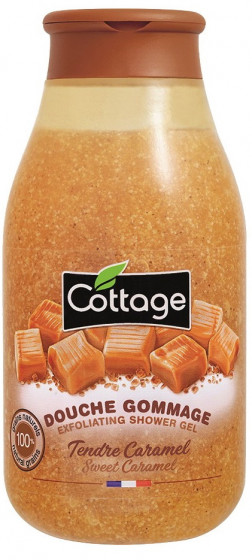 Cottage Sweet Caramel Exfoliating Shower Gel - Гель-эксфолиант "Сладкая карамель"