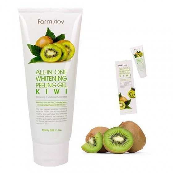 FarmStay All-In-One Whitening Peeling Gel Kiwi - Пилинг-гель с экстрактом киви - 2