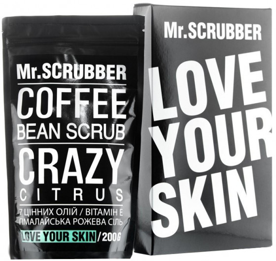 Mr.Scrubber Crazy Citrus Coffee Bean Scrub - Кофейный скраб для тела