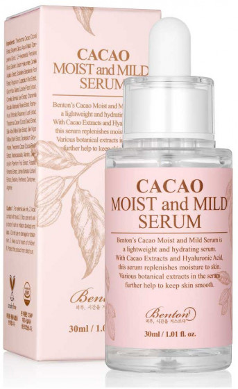 Benton Cacao Moist and Mild Serum - Увлажняющая сыворотка с экстрактом какао