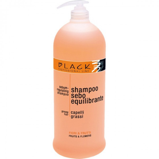 Black Professional Line Sebum-Balancing Shampoo - Нормализующий шампунь для жирных волос 