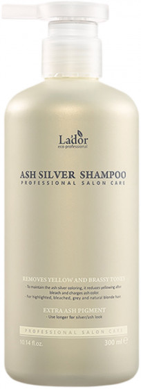 La'dor Ash Silver Shampoo для светлых волос - Увлажняющий оттеночный шампунь