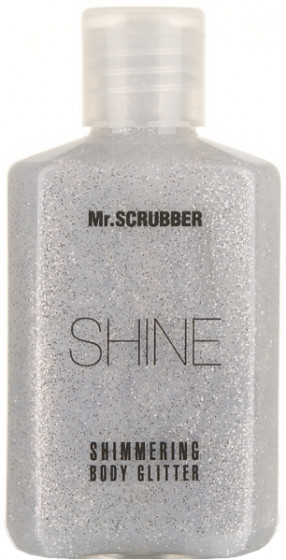 Mr.Scrubber Shine Shimmering Body Glitter "Shine Silver" - Глиттер для тела