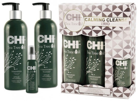 CHI Tea Tree Oil Calming Cleanse Trio - Набор с маслом чайного дерева