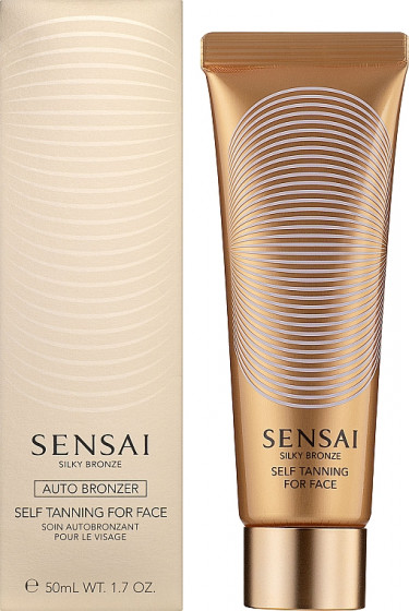 Kanebo Sensai Silky Bronze Self Tanning For Face - Крем-автозагар для лица - 1