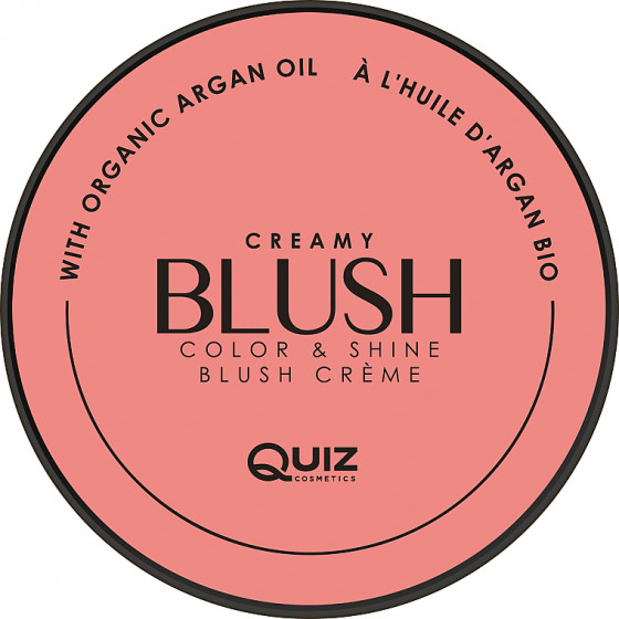 Quiz Cosmetics Creamy Blush Compact Powder - Кремовые компактные румяна