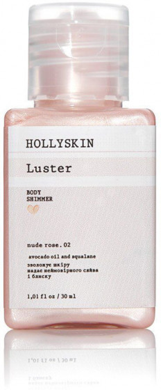 Hollyskin Luster Body Shimmer (№02-Nude rose) - Шиммер для тела - 1