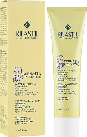 Rilastil Dermastil Pediatric Water-Based Cream - Защитный крем на водной основе для зоны подгузников - 1