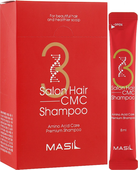 Masil 3 Salon Hair CMC Shampoo - Восстанавливающий шампунь с аминоксилотами