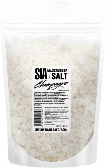 Mr.Scrubber Sia Bath Salt "Champagne" - Соль для ванны