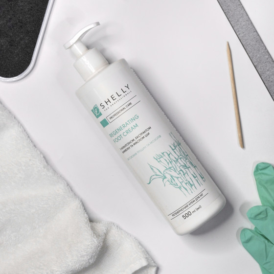 Shelly Regenerating Foot Cream with Allantoin, Bamboo Extract and Shea Butter - Регенерирующий крем для ног с аллантоином, экстрактом бамбука и маслом ши - 1