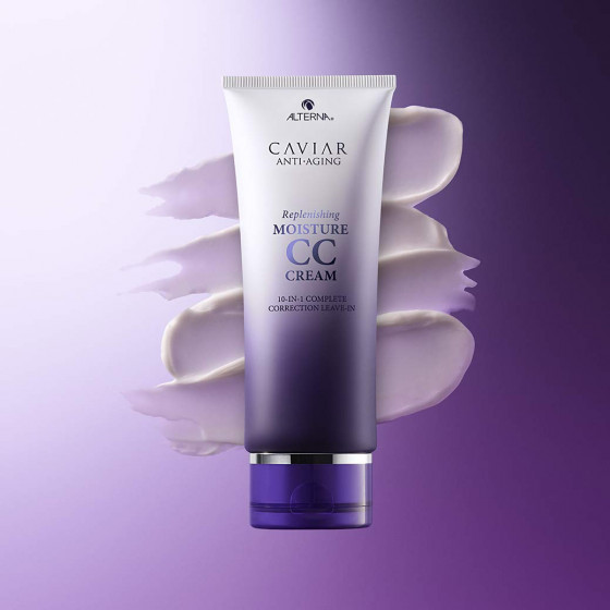Alterna Caviar Anti-Aging Replenishing Moisture CC Cream - Несмываемый термозащитный CC крем для увлажнения и восстановления волос с экстрактом черной икры - 1