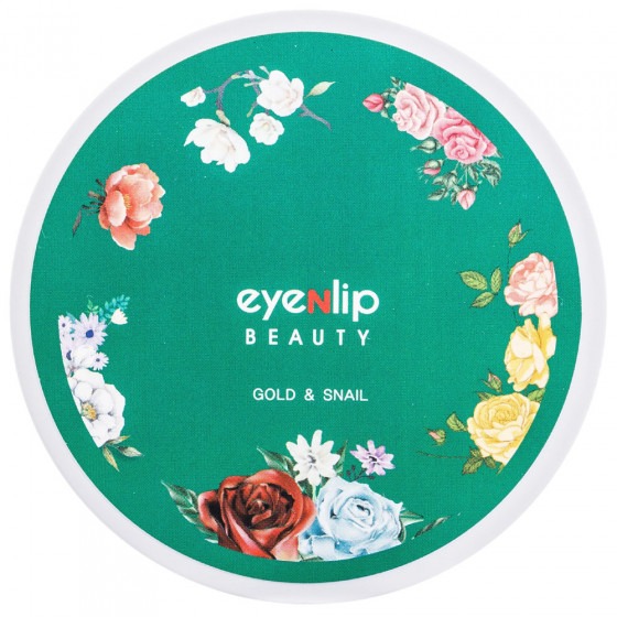 Eyenlip Gold and Snail Hydrogel Eye Patch - Гидрогелевые патчи с золотом и улиточным муцином для кожи вокруг глаз - 2