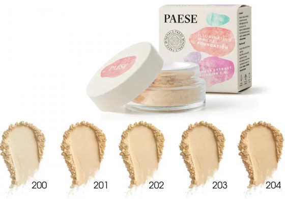 Paese Minerals Illuminating Foundation - Минеральная рассыпчатая светоотражающая пудра - 3