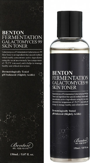 Benton Fermentation Galactomyces 99 Skin Toner - Ферментированный тонер с галактомицетами 99% - 1