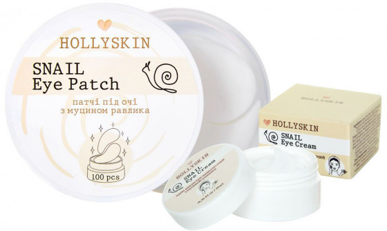 Hollyskin Snail Eye Cream - Крем для кожи вокруг глаз с муцином улитки - 1