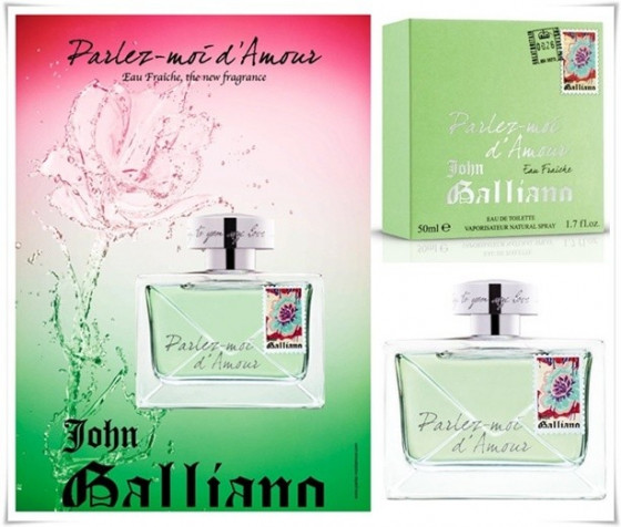 John Galliano Parlez-Moi d’Amour Eau Fraiche - Туалетная вода - 3