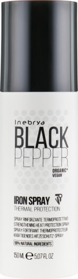 Inebrya Black Pepper Iron Spray - Термозащитный укрепляющий спрей для волос