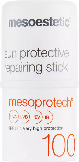 Mesoestetic Sun Protective Repairing Stick SPF100+ - Восстанавливающий локальный солнцезащитный стик для чувствительных зон - 3