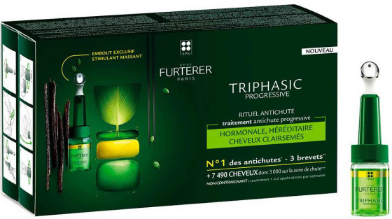 Rene Furterer Triphasic Progressive Anti-Hair Loss Ritual - Система от выпадения волос Трифазик