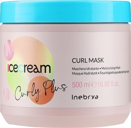 Inebrya Ice Cream Curly Plus Curl Mask - Маска для вьющихся волос