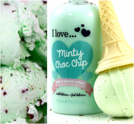 I Love Minty Choc Chip Bath & Shower Creme - Крем для ванны и душа "Мята и шоколад" - 1