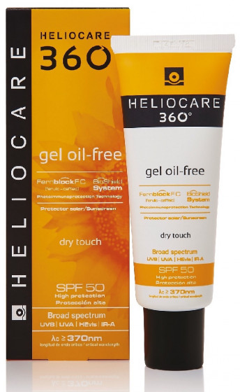 Cantabria Heliocare 360º Gel Oil-Free Dry Touch SPF50 - Солнцезащитный гель на водной основе