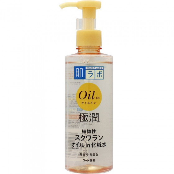 Hada Labo gokujyun oil in lotion - Увлажняющий лосьон для лица с маслом сквалан 